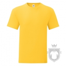 Camisetas Fruit of the Loom Iconic T Tallas grandes color Sunflower :: Ref: 34 Camisetas Fruit of the Loom Iconic T Tallas grandes color Sunflower :: Ref: 34