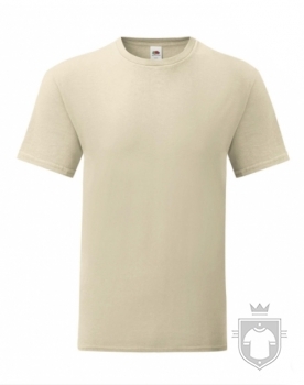 Camisetas Fruit of the Loom Iconic T Tallas grandes color Natural :: Ref: 60 Camisetas Fruit of the Loom Iconic T Tallas grandes color Natural :: Ref: 60