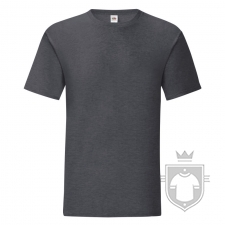Camisetas Fruit of the Loom Iconic T Tallas grandes color Dark Heather Grey :: Ref: HD Camisetas Fruit of the Loom Iconic T Tallas grandes color Dark Heather Grey :: Ref: HD
