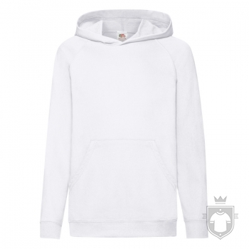 Sudaderas Fruit of the Loom Ligera Capucha Kids color White :: Ref: 30 Sudaderas Fruit of the Loom Ligera Capucha Kids color White :: Ref: 30