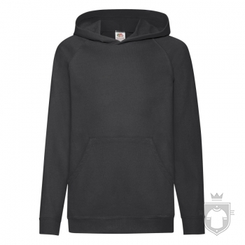 Sudaderas Fruit of the Loom Ligera Capucha Kids color Black :: Ref: 36 Sudaderas Fruit of the Loom Ligera Capucha Kids color Black :: Ref: 36