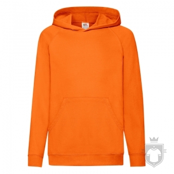 Sudaderas Fruit of the Loom Ligera Capucha Kids color Orange :: Ref: 44 Sudaderas Fruit of the Loom Ligera Capucha Kids color Orange :: Ref: 44