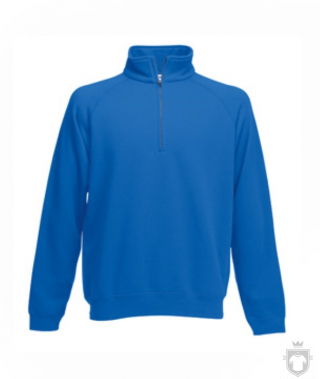 Sudaderas Fruit of the Loom Media cremallera color Royal Blue :: Ref: 51 Sudaderas Fruit of the Loom Media cremallera color Royal Blue :: Ref: 51