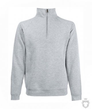 Sudaderas Fruit of the Loom Media cremallera color Heather Grey :: Ref: 94 Sudaderas Fruit of the Loom Media cremallera color Heather Grey :: Ref: 94
