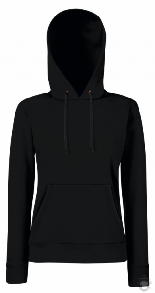 Sudaderas Fruit of the Loom Capucha W color Black :: Ref: 36 Sudaderas Fruit of the Loom Capucha W color Black :: Ref: 36