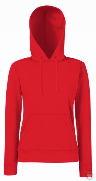Sudaderas Fruit of the Loom Capucha W color Red :: Ref: 40 Sudaderas Fruit of the Loom Capucha W color Red :: Ref: 40
