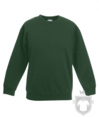 Sudaderas Fruit of the Loom Manga montada niños color Bottle Green :: Ref: 38 Sudaderas Fruit of the Loom Manga montada niños color Bottle Green :: Ref: 38