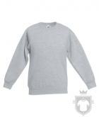 Sudaderas Fruit of the Loom Manga montada niños color Heather Grey :: Ref: 94 Sudaderas Fruit of the Loom Manga montada niños color Heather Grey :: Ref: 94