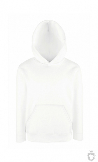 Sudaderas Fruit of the Loom Capucha Kids color White :: Ref: 30 Sudaderas Fruit of the Loom Capucha Kids color White :: Ref: 30