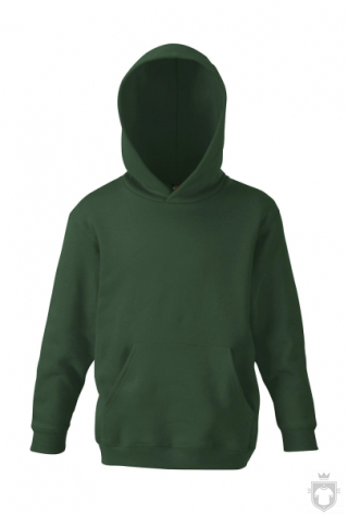 Sudaderas Fruit of the Loom Capucha Kids color Bottle Green :: Ref: 38 Sudaderas Fruit of the Loom Capucha Kids color Bottle Green :: Ref: 38