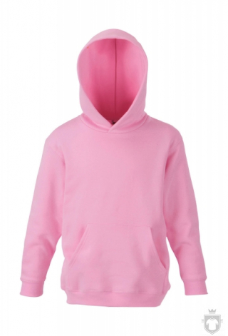 Sudaderas Fruit of the Loom Capucha Kids color Light Pink :: Ref: 52 Sudaderas Fruit of the Loom Capucha Kids color Light Pink :: Ref: 52