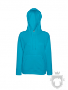 Sudaderas Fruit of the Loom Lightweight Capucha W color Azure Blue :: Ref: ZU Sudaderas Fruit of the Loom Lightweight Capucha W color Azure Blue :: Ref: ZU