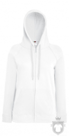 Sudaderas Fruit of the Loom Lightweight Capucha Lady Fit W color White :: Ref: 30 Sudaderas Fruit of the Loom Lightweight Capucha Lady Fit W color White :: Ref: 30