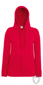 Sudaderas Fruit of the Loom Lightweight Capucha Lady Fit W color Red :: Ref: 40 Sudaderas Fruit of the Loom Lightweight Capucha Lady Fit W color Red :: Ref: 40