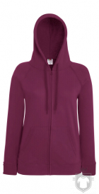 Sudaderas Fruit of the Loom Lightweight Capucha Lady Fit W color Burgundy :: Ref: 41 Sudaderas Fruit of the Loom Lightweight Capucha Lady Fit W color Burgundy :: Ref: 41