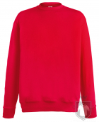 Sudaderas Fruit of the Loom Lightweight Set in color Red :: Ref: 40 Sudaderas Fruit of the Loom Lightweight Set in color Red :: Ref: 40