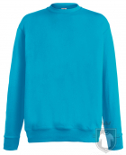 Sudaderas Fruit of the Loom Lightweight Set in color Azure Blue :: Ref: ZU Sudaderas Fruit of the Loom Lightweight Set in color Azure Blue :: Ref: ZU