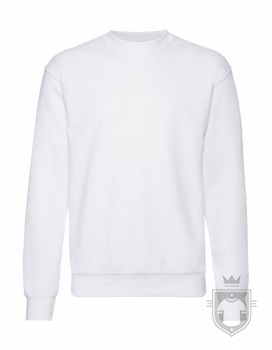 Sudaderas Fruit of the Loom Manga montada color White :: Ref: 30 Sudaderas Fruit of the Loom Manga montada color White :: Ref: 30