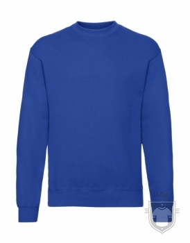 Sudaderas Fruit of the Loom Manga montada color Royal Blue :: Ref: 51 Sudaderas Fruit of the Loom Manga montada color Royal Blue :: Ref: 51
