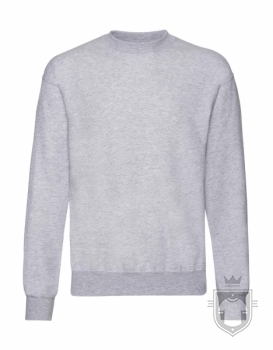 Sudaderas Fruit of the Loom Manga montada color Heather Grey :: Ref: 94 Sudaderas Fruit of the Loom Manga montada color Heather Grey :: Ref: 94