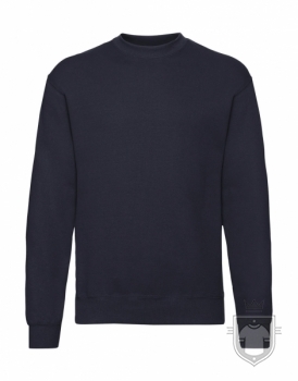 Sudaderas Fruit of the Loom Manga montada color Deep Navy :: Ref: AZ Sudaderas Fruit of the Loom Manga montada color Deep Navy :: Ref: AZ