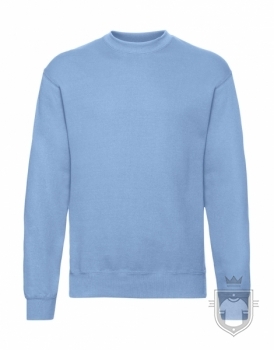 Sudaderas Fruit of the Loom Manga montada color Sky Blue :: Ref: YT Sudaderas Fruit of the Loom Manga montada color Sky Blue :: Ref: YT