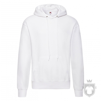 Sudaderas Fruit of the Loom Capucha color White :: Ref: 30 Sudaderas Fruit of the Loom Capucha color White :: Ref: 30