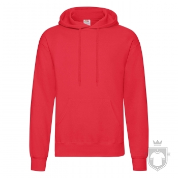 Sudaderas Fruit of the Loom Capucha color Red :: Ref: 40 Sudaderas Fruit of the Loom Capucha color Red :: Ref: 40