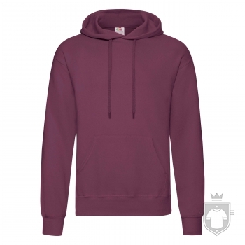 Sudaderas Fruit of the Loom Capucha color Burgundy :: Ref: 41 Sudaderas Fruit of the Loom Capucha color Burgundy :: Ref: 41