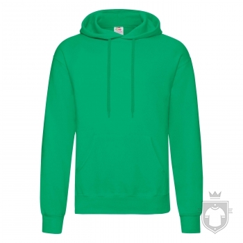 Sudaderas Fruit of the Loom Capucha color Kelly Green :: Ref: 47 Sudaderas Fruit of the Loom Capucha color Kelly Green :: Ref: 47
