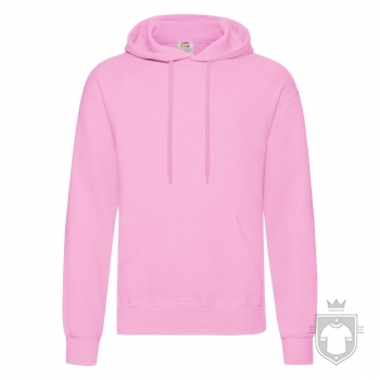 Sudaderas Fruit of the Loom Capucha color Light Pink :: Ref: 52 Sudaderas Fruit of the Loom Capucha color Light Pink :: Ref: 52