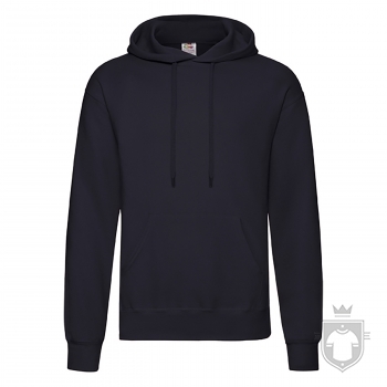 Sudaderas Fruit of the Loom Capucha color Deep Navy :: Ref: AZ Sudaderas Fruit of the Loom Capucha color Deep Navy :: Ref: AZ