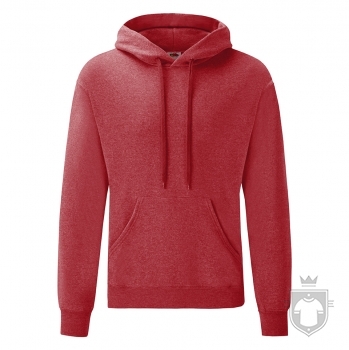 Sudaderas Fruit of the Loom Capucha color Vintage Heather Red :: Ref: VH Sudaderas Fruit of the Loom Capucha color Vintage Heather Red :: Ref: VH