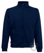 Sudaderas Fruit of the Loom Chaqueta color Deep Navy :: Ref: AZ Sudaderas Fruit of the Loom Chaqueta color Deep Navy :: Ref: AZ