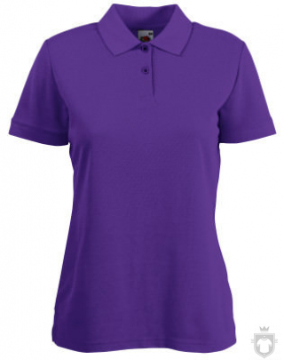 Polos Fruit of the Loom Poliester algodon W color Purple :: Ref: PE Polos Fruit of the Loom Poliester algodon W color Purple :: Ref: PE