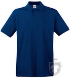 Polos Fruit of the Loom Piqué Premium color Navy :: Ref: 32 Polos Fruit of the Loom Piqué Premium color Navy :: Ref: 32