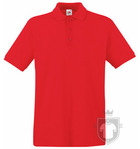 Polos Fruit of the Loom Piqué Premium color Red :: Ref: 40 Polos Fruit of the Loom Piqué Premium color Red :: Ref: 40