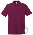 Polos Fruit of the Loom Piqué Premium color Burgundy :: Ref: 41 Polos Fruit of the Loom Piqué Premium color Burgundy :: Ref: 41