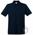 Polos Fruit of the Loom Piqué Premium color Deep Navy :: Ref: AZ Polos Fruit of the Loom Piqué Premium color Deep Navy :: Ref: AZ