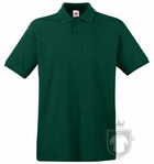 Polos Fruit of the Loom Piqué Premium color Forest Green :: Ref: TM Polos Fruit of the Loom Piqué Premium color Forest Green :: Ref: TM