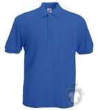 Polos Fruit of the Loom Bolsillo 65 35 color Royal Blue :: Ref: 51 Polos Fruit of the Loom Bolsillo 65 35 color Royal Blue :: Ref: 51