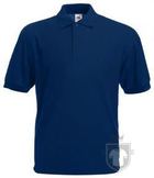 Polos Fruit of the Loom Poliester algodon color Navy :: Ref: 32 Polos Fruit of the Loom Poliester algodon color Navy :: Ref: 32