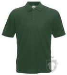 Polos Fruit of the Loom Poliester algodon color Bottle Green :: Ref: 38 Polos Fruit of the Loom Poliester algodon color Bottle Green :: Ref: 38