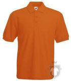 Polos Fruit of the Loom Poliester algodon color Orange :: Ref: 44 Polos Fruit of the Loom Poliester algodon color Orange :: Ref: 44