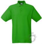 Polos Fruit of the Loom Poliester algodon color Kelly Green :: Ref: 47 Polos Fruit of the Loom Poliester algodon color Kelly Green :: Ref: 47
