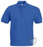 Polos Fruit of the Loom Poliester algodon color Royal Blue :: Ref: 51 Polos Fruit of the Loom Poliester algodon color Royal Blue :: Ref: 51