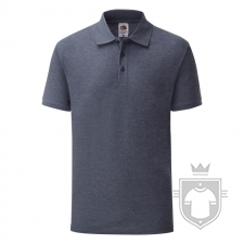 Polos Fruit of the Loom Poliester algodon color Vintage Heather Navy :: Ref: VF Polos Fruit of the Loom Poliester algodon color Vintage Heather Navy :: Ref: VF