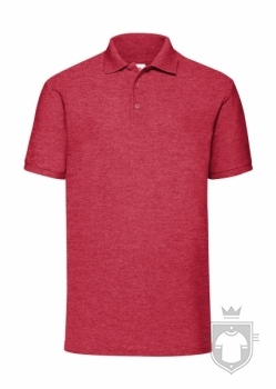 Polos Fruit of the Loom Poliester algodon color Vintage Heather Red :: Ref: VH Polos Fruit of the Loom Poliester algodon color Vintage Heather Red :: Ref: VH