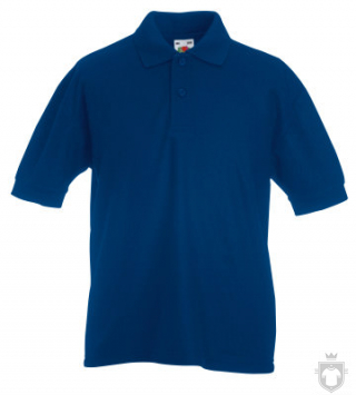 Polos Fruit of the Loom Poliester algodon K color Navy :: Ref: 32 Polos Fruit of the Loom Poliester algodon K color Navy :: Ref: 32