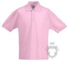 Polos Fruit of the Loom Poliester algodon K color Light Pink :: Ref: 52 Polos Fruit of the Loom Poliester algodon K color Light Pink :: Ref: 52